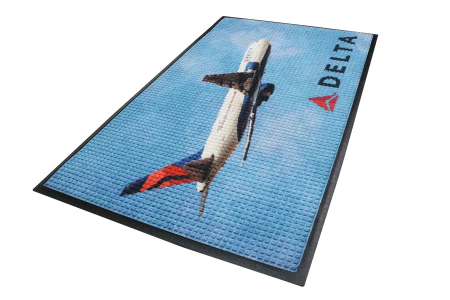Blue MoistureMagic custom airline mat product view