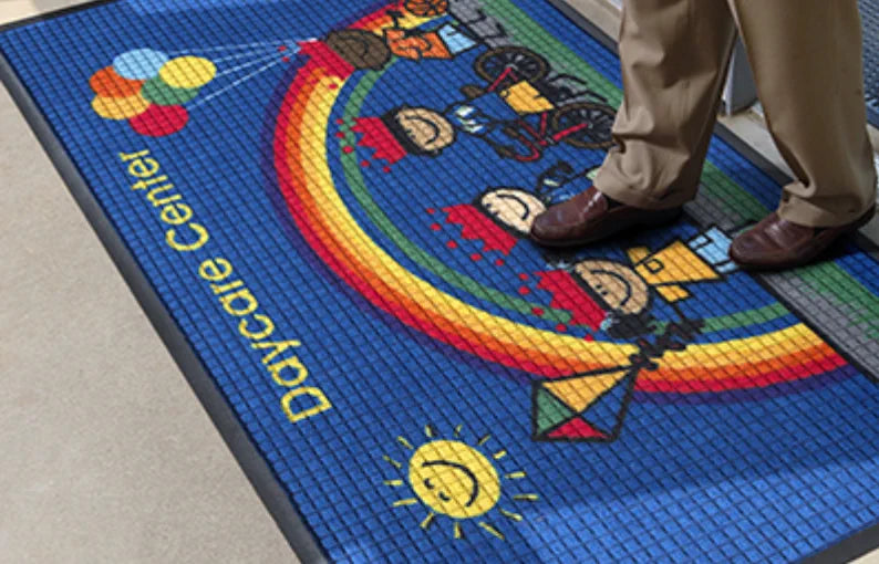 MoistureMagic custom daycare mat in use